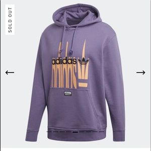 Adidas Hooded Sweatshirt Size Small